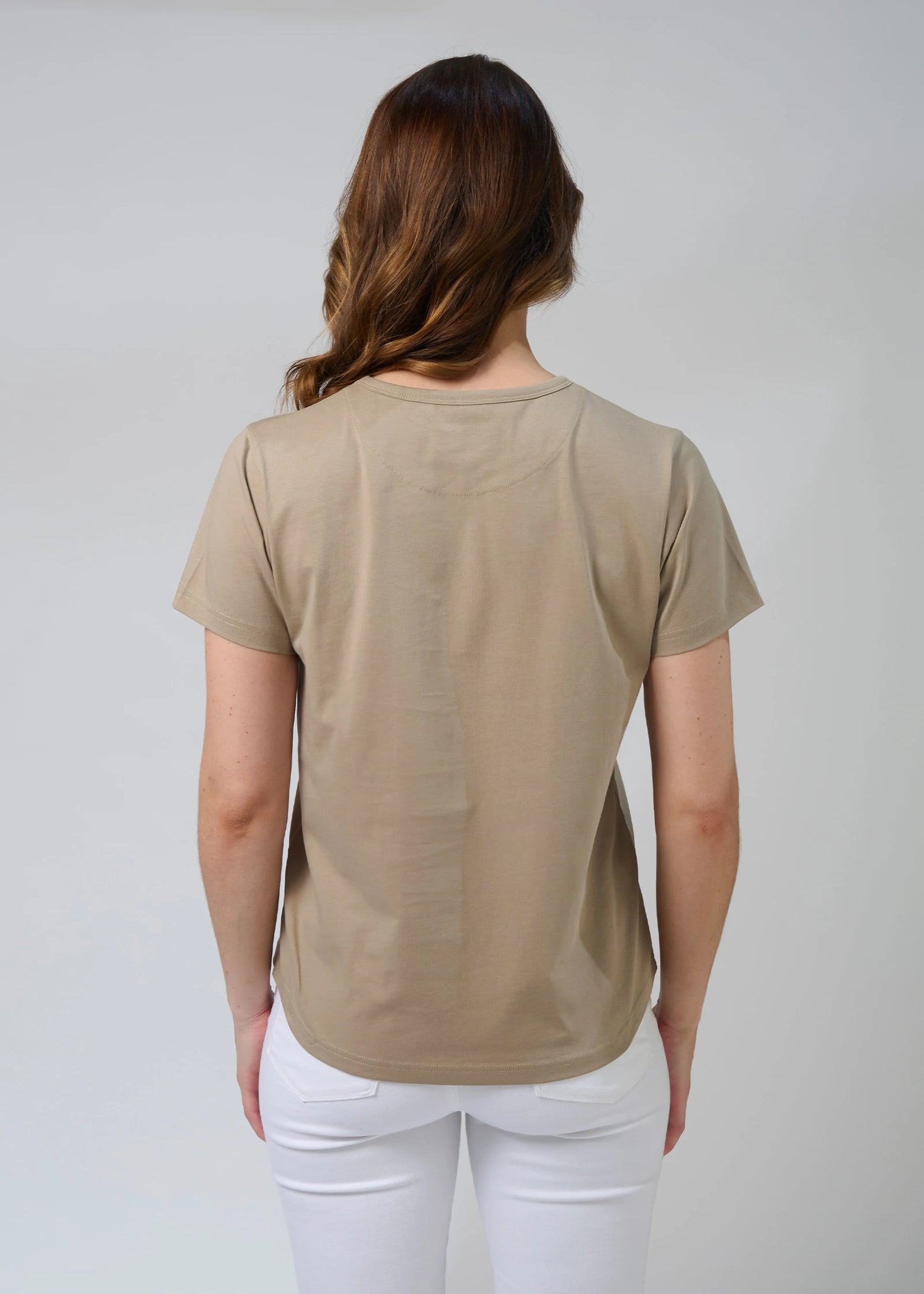 Ace Tee Leopard Cross ~ Sage