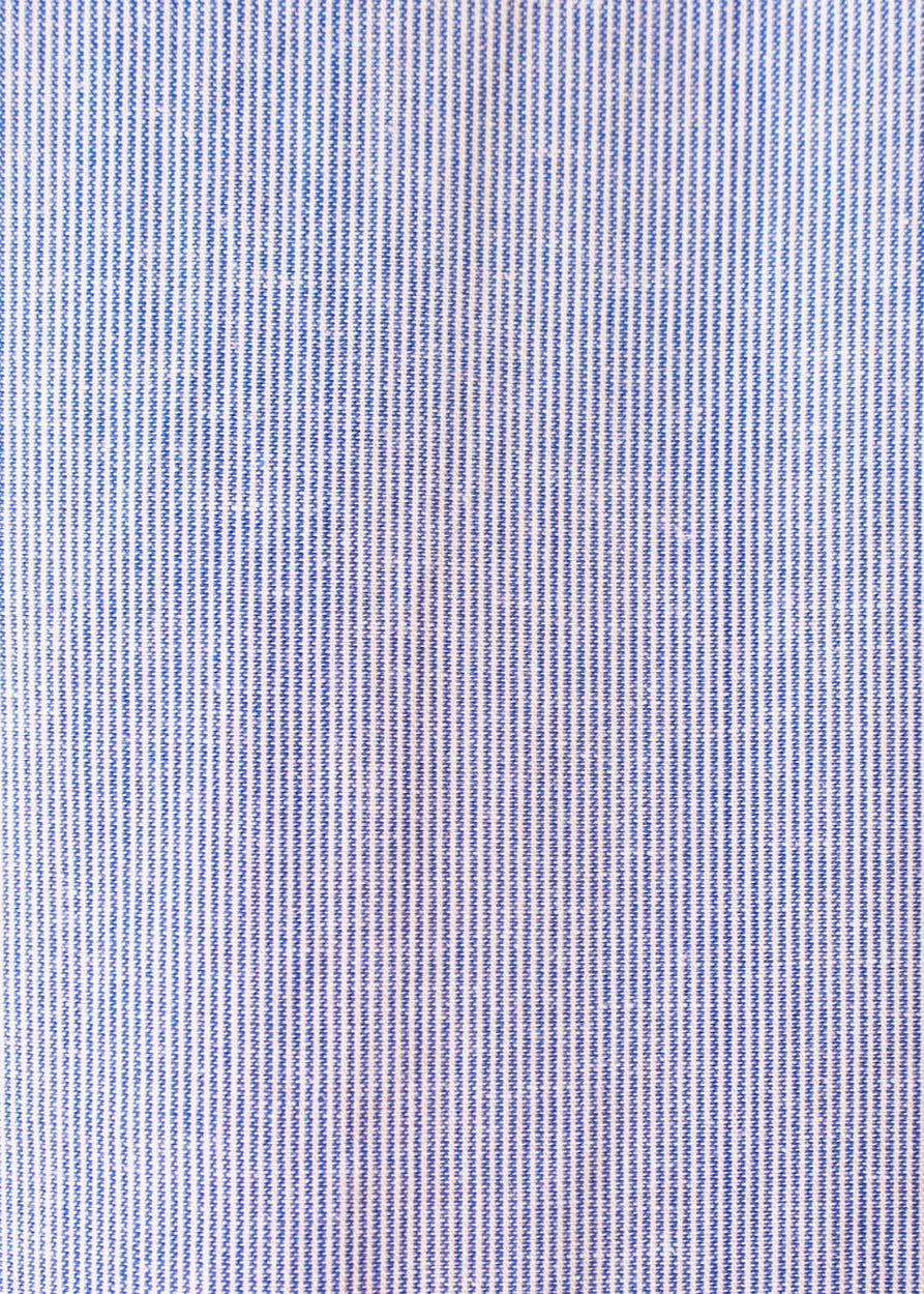 Lillie Dress ~ Fine Stripe Pale Blue & White