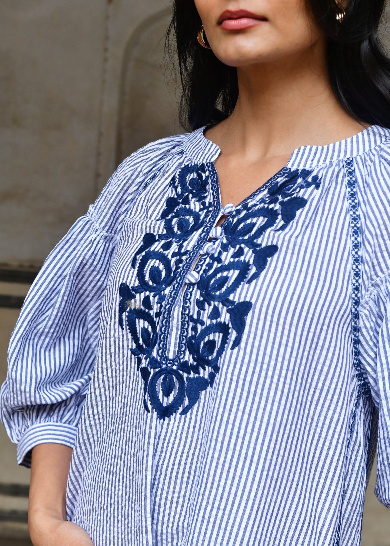 Capri Shift Dress ~ Navy