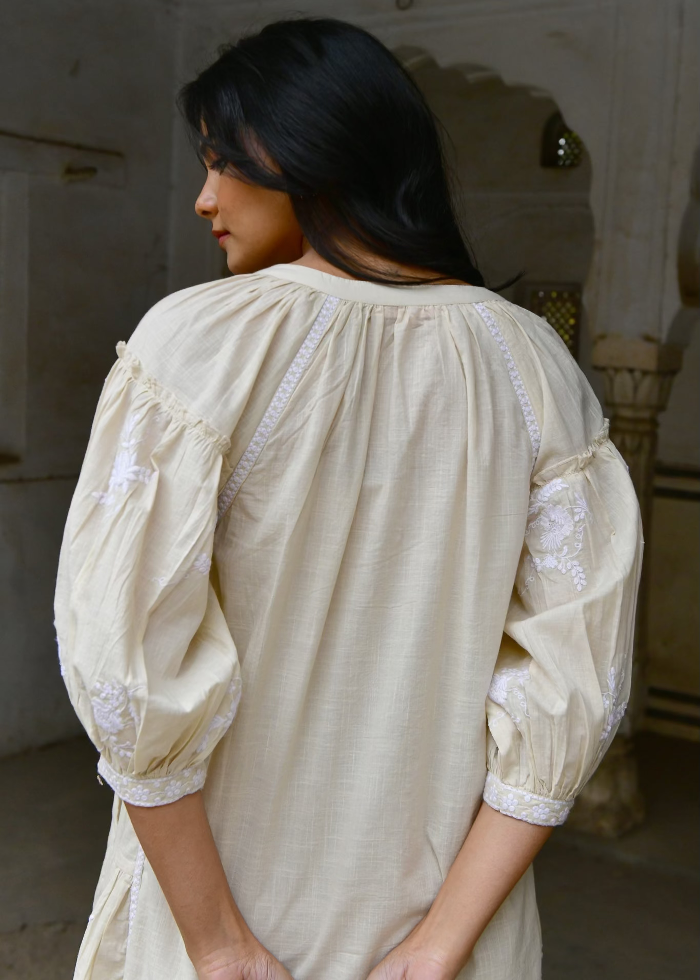 Cote d'Azur Sundress ~ Oat