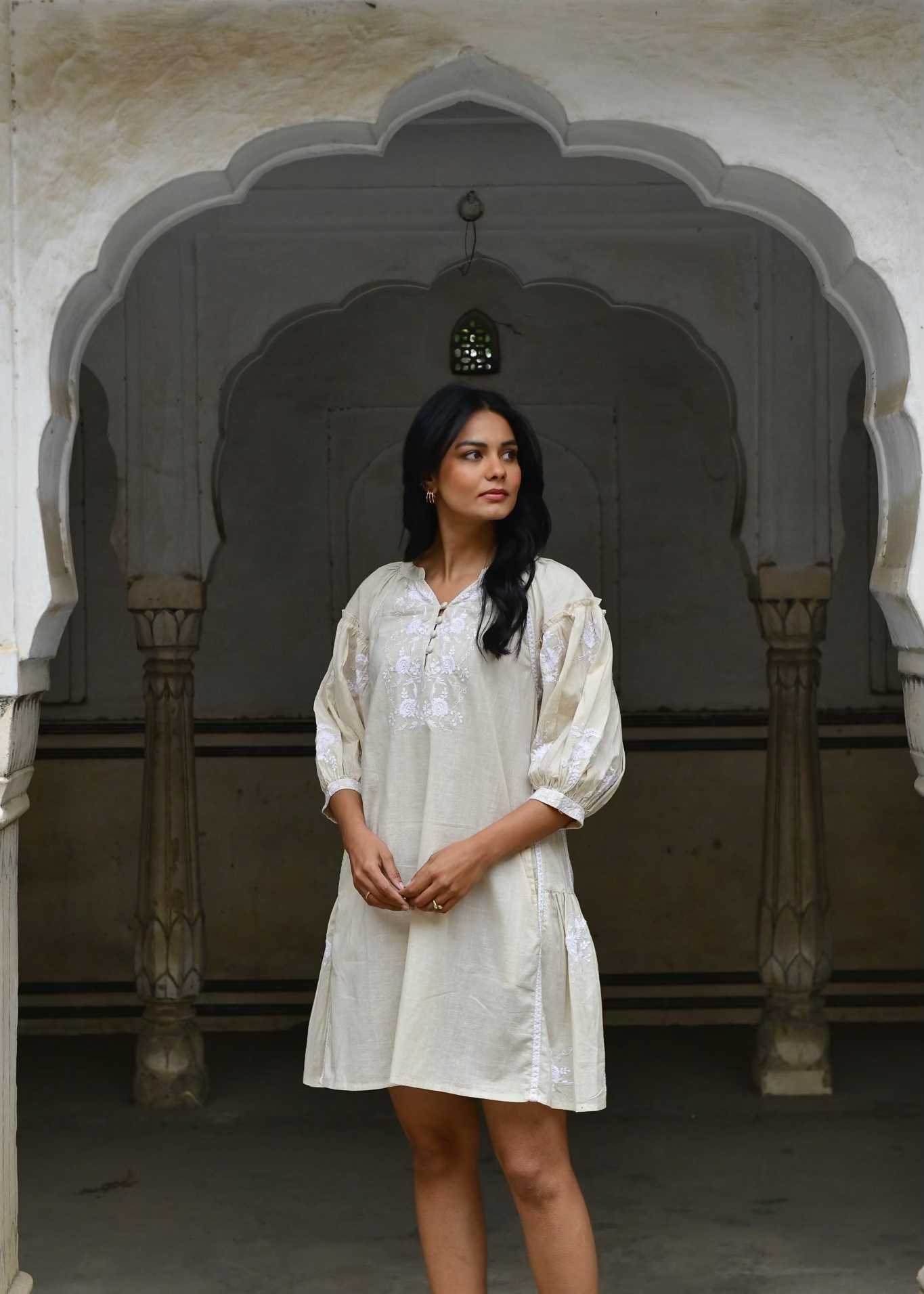 Cote d'Azur Sundress ~ Oat