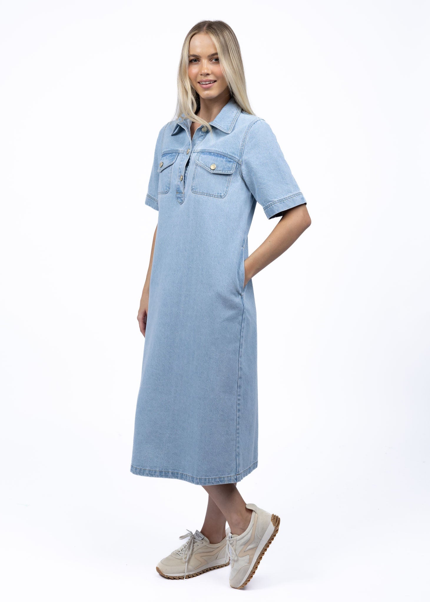 Amici Dress ~ Denim