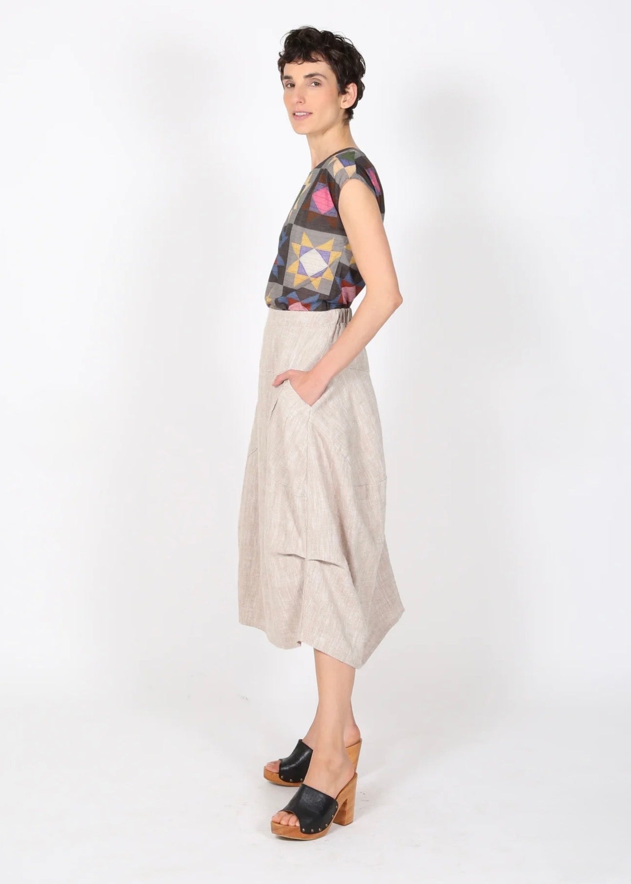 Milwaukee Panorama Skirt ~ Beige