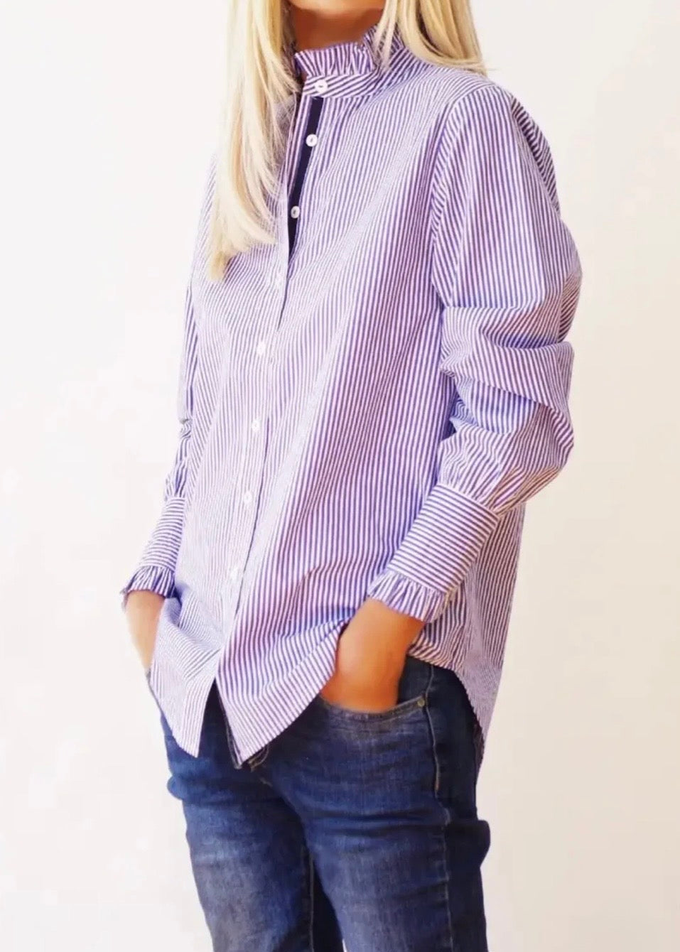 Lottie Shirt ~ Navy