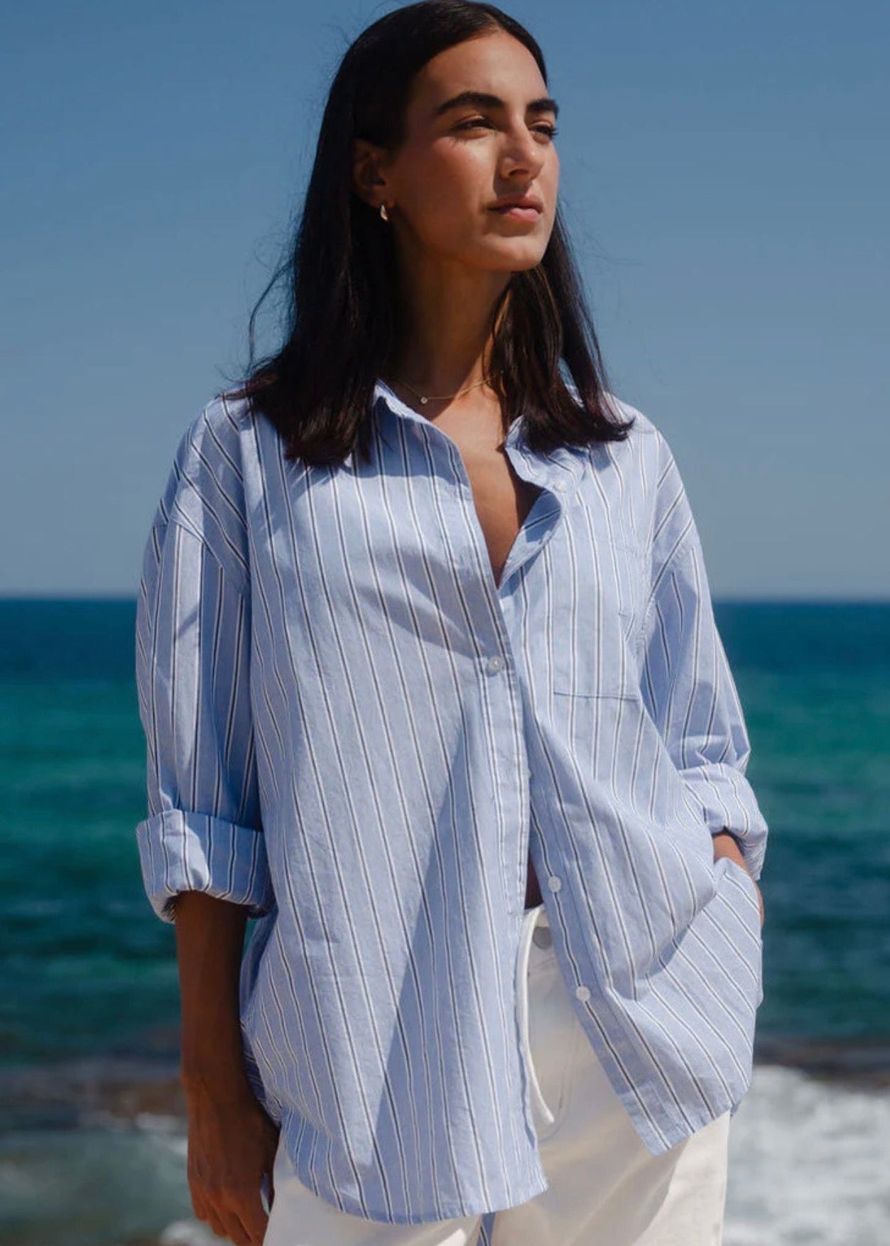 You Got This Shirt ~ Blue Navy Stripe