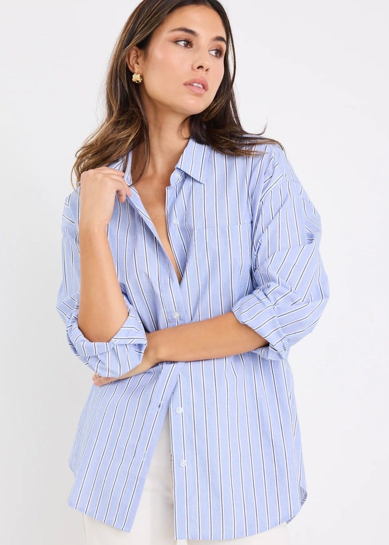 You Got This Shirt ~ Blue Navy Stripe