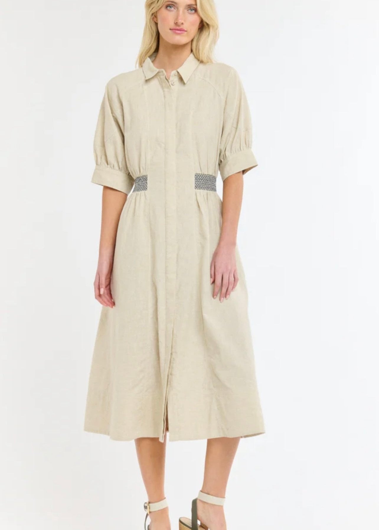 Peggy Dress ~ Natural
