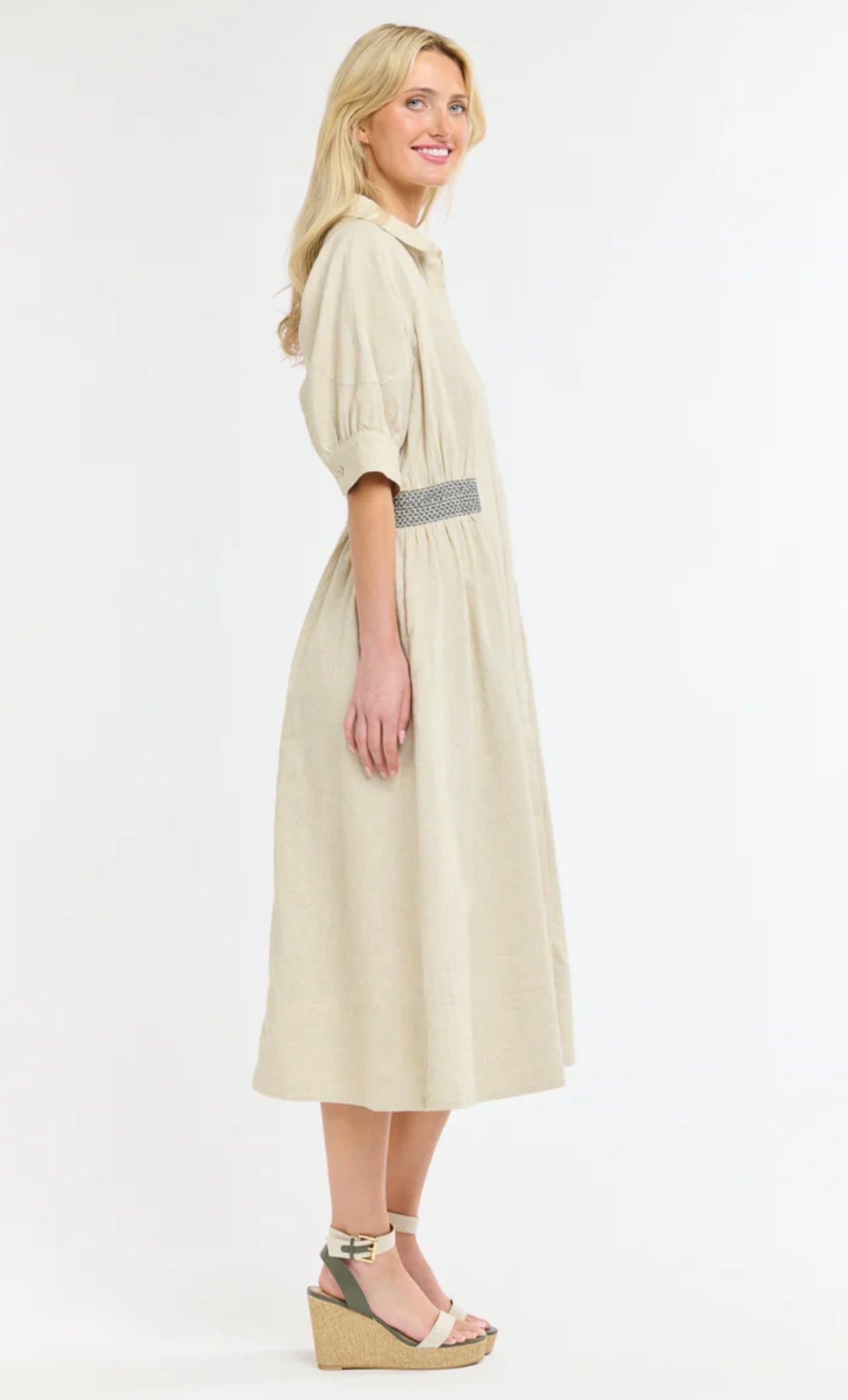 Peggy Dress ~ Natural