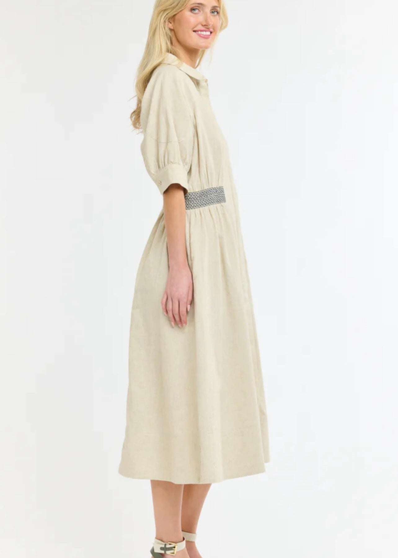 Peggy Dress ~ Natural
