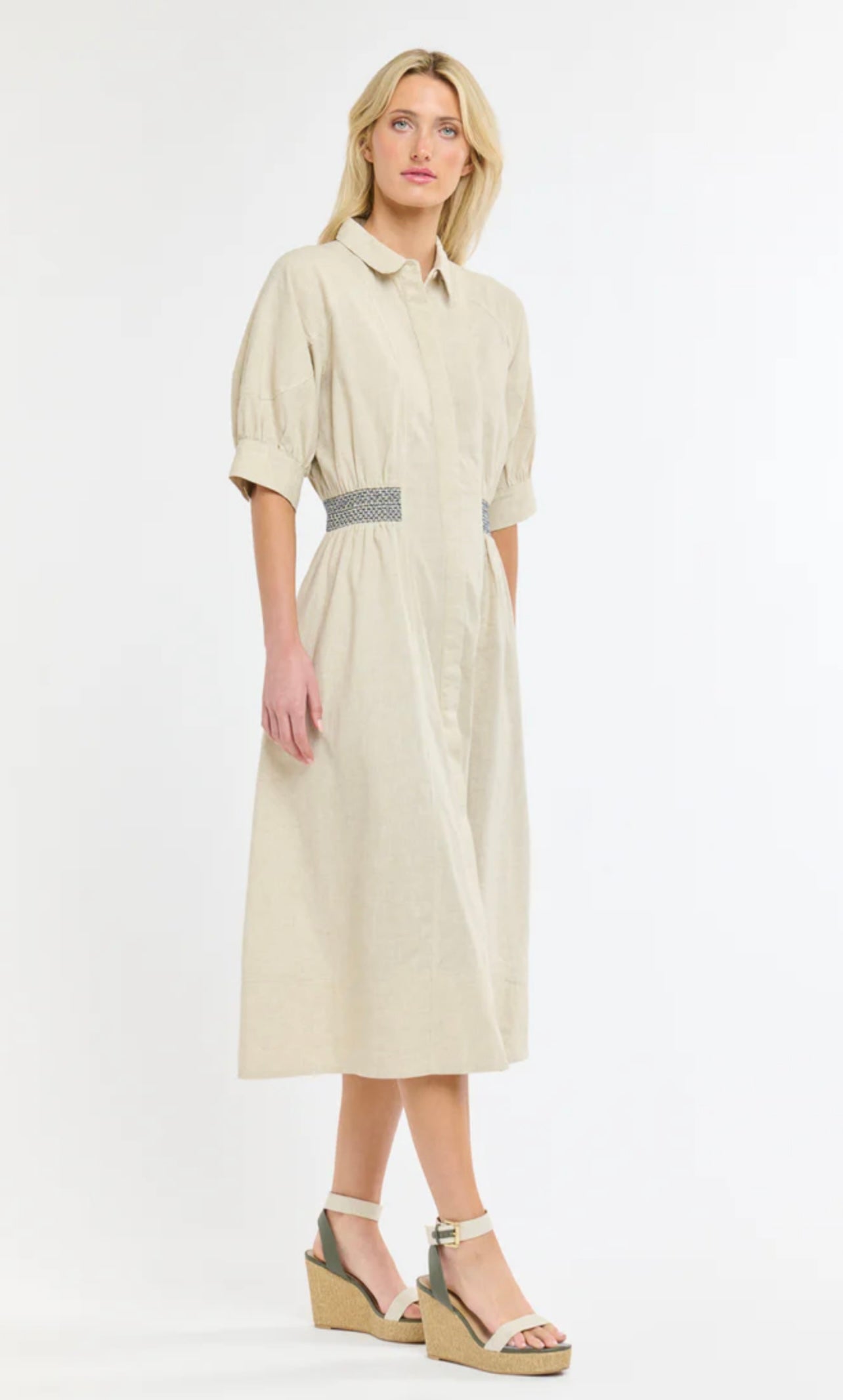 Peggy Dress ~ Natural