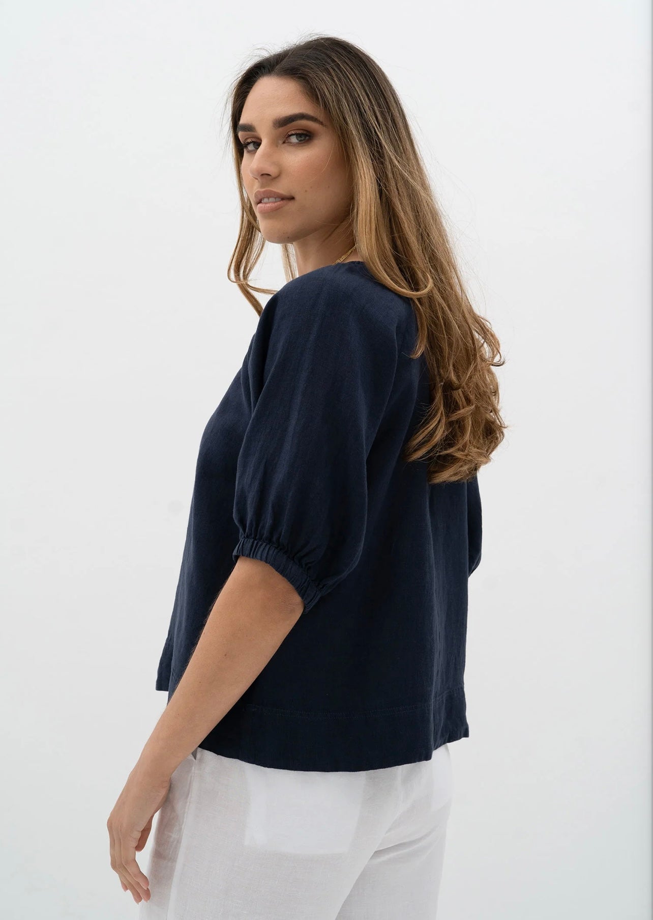 Lagoon Blouse ~ Midnight