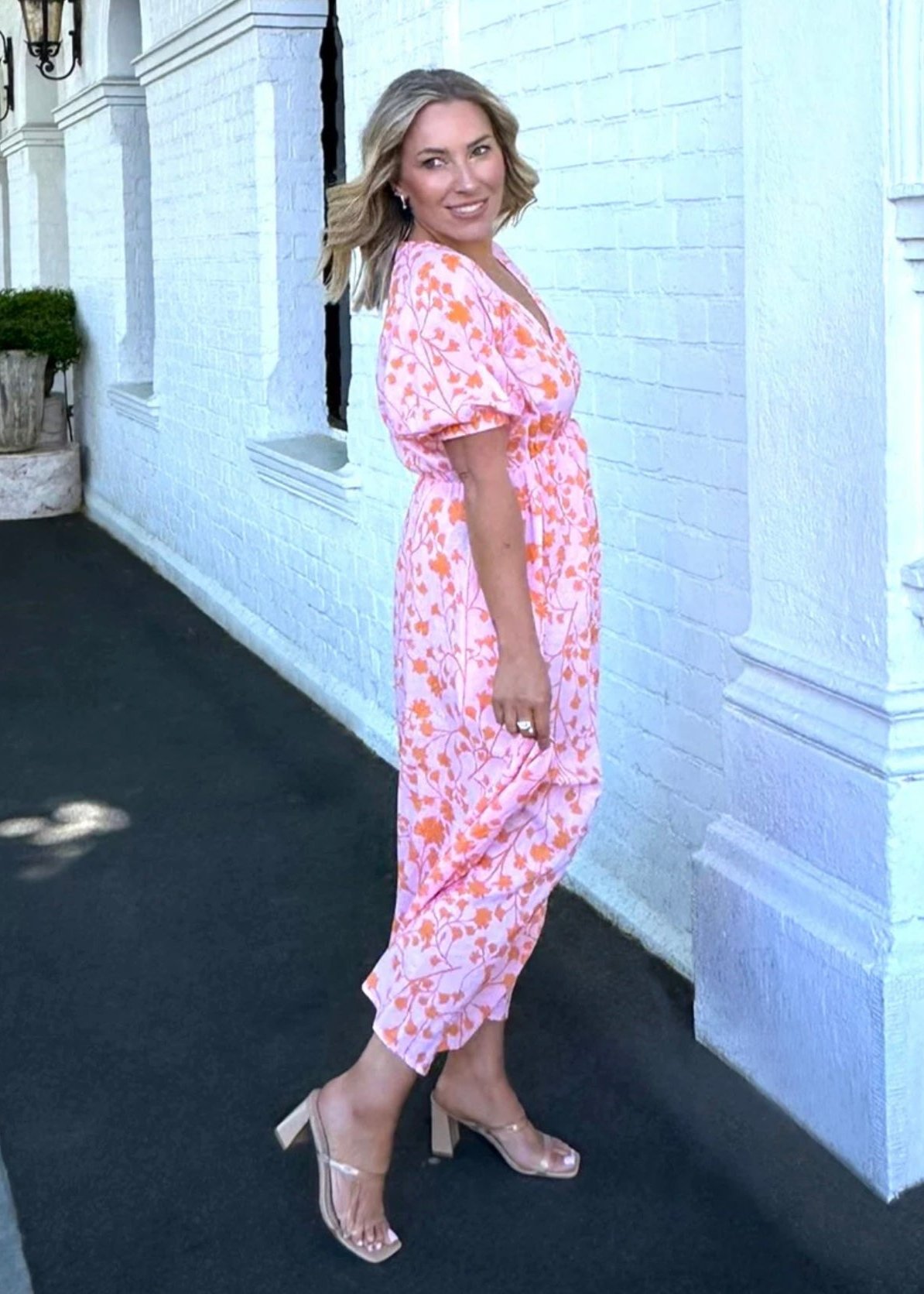 Geelan Dress ~ Orange