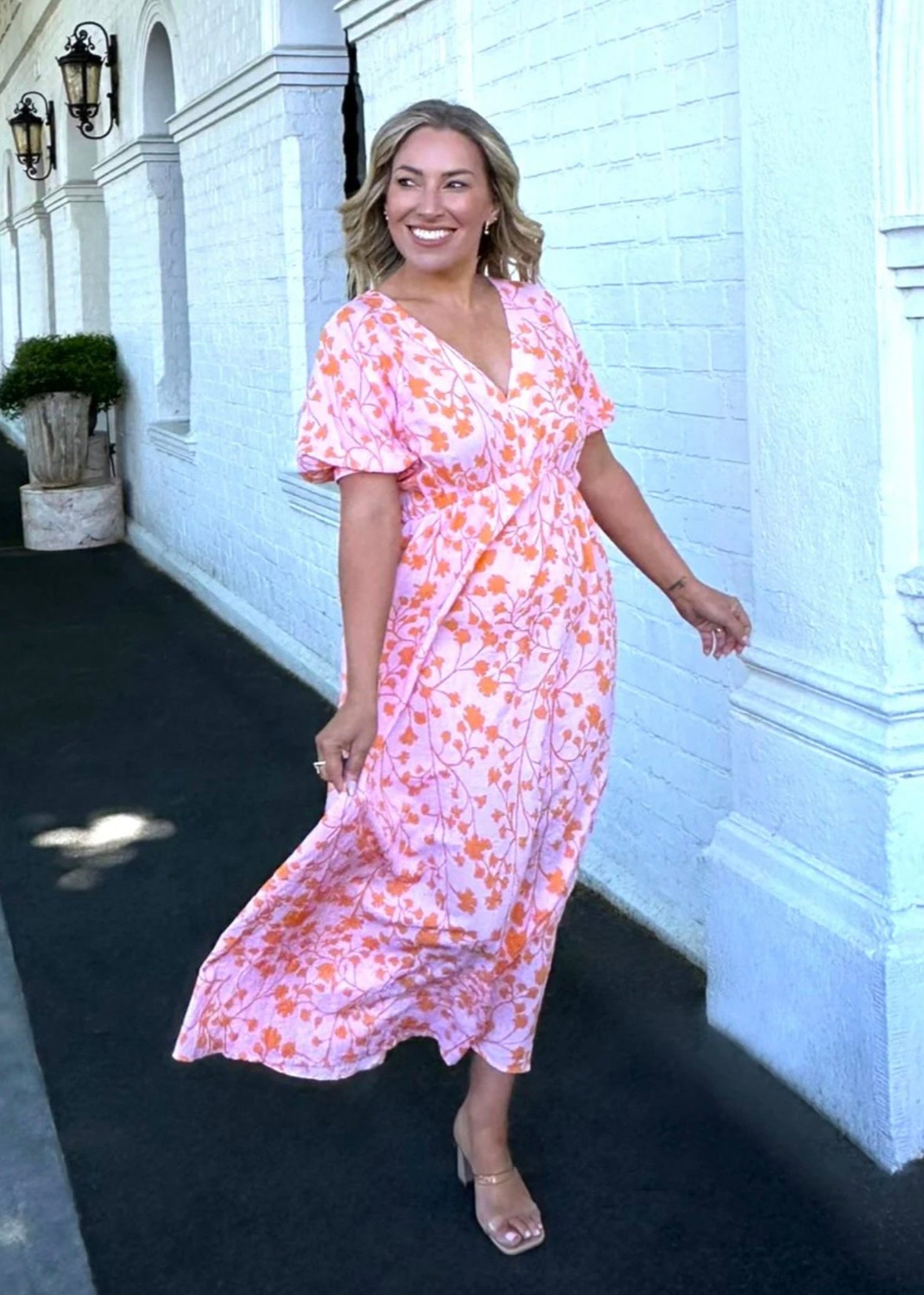 Geelan Dress ~ Orange