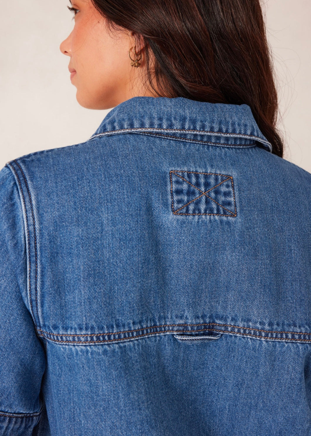 Side Pocket Boxy Dress ~ Fresh Indigo