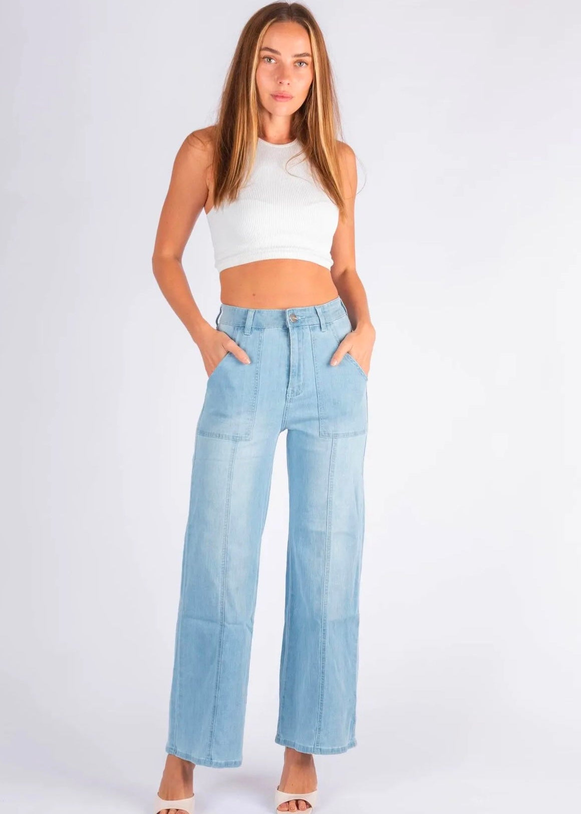 Danni Seam Front Jeans ~ Blue