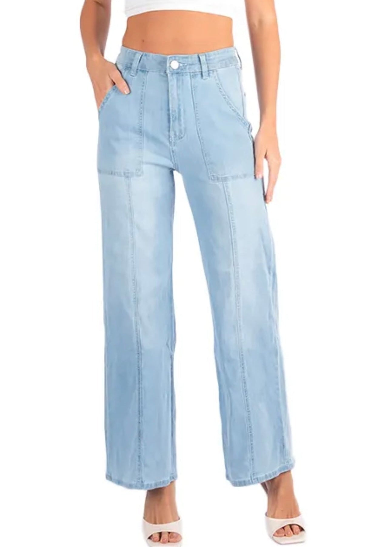 Danni Seam Front Jeans ~ Blue