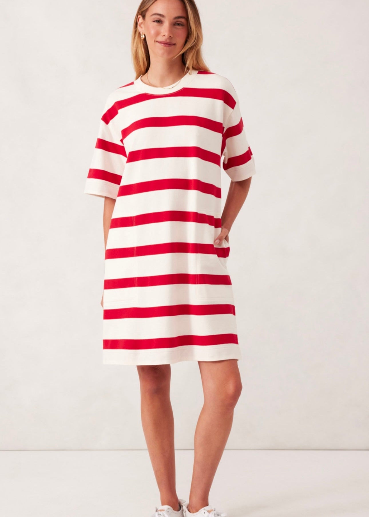 Mini Terry Dress ~ Red