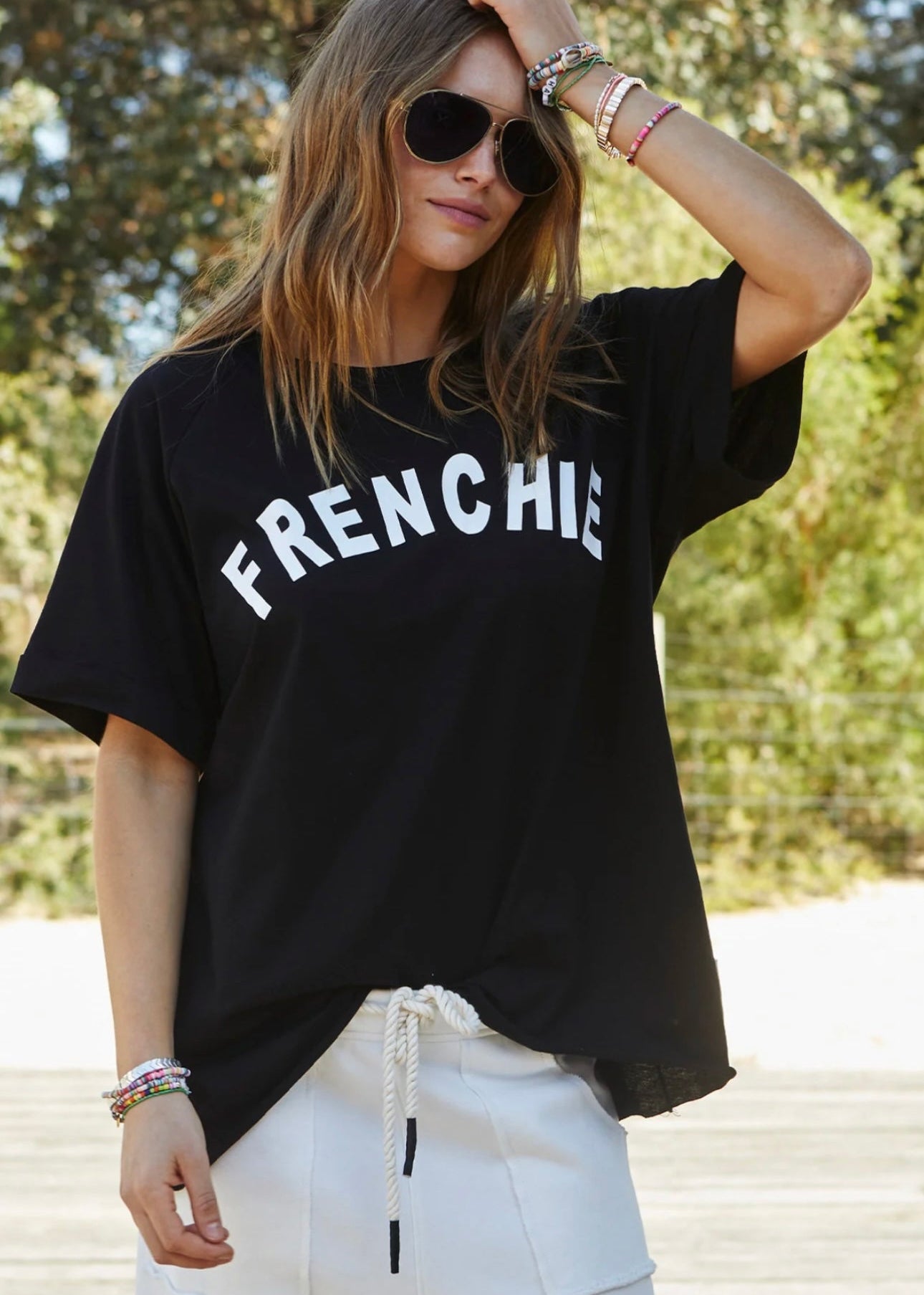 Frenchie Tee ~ Black