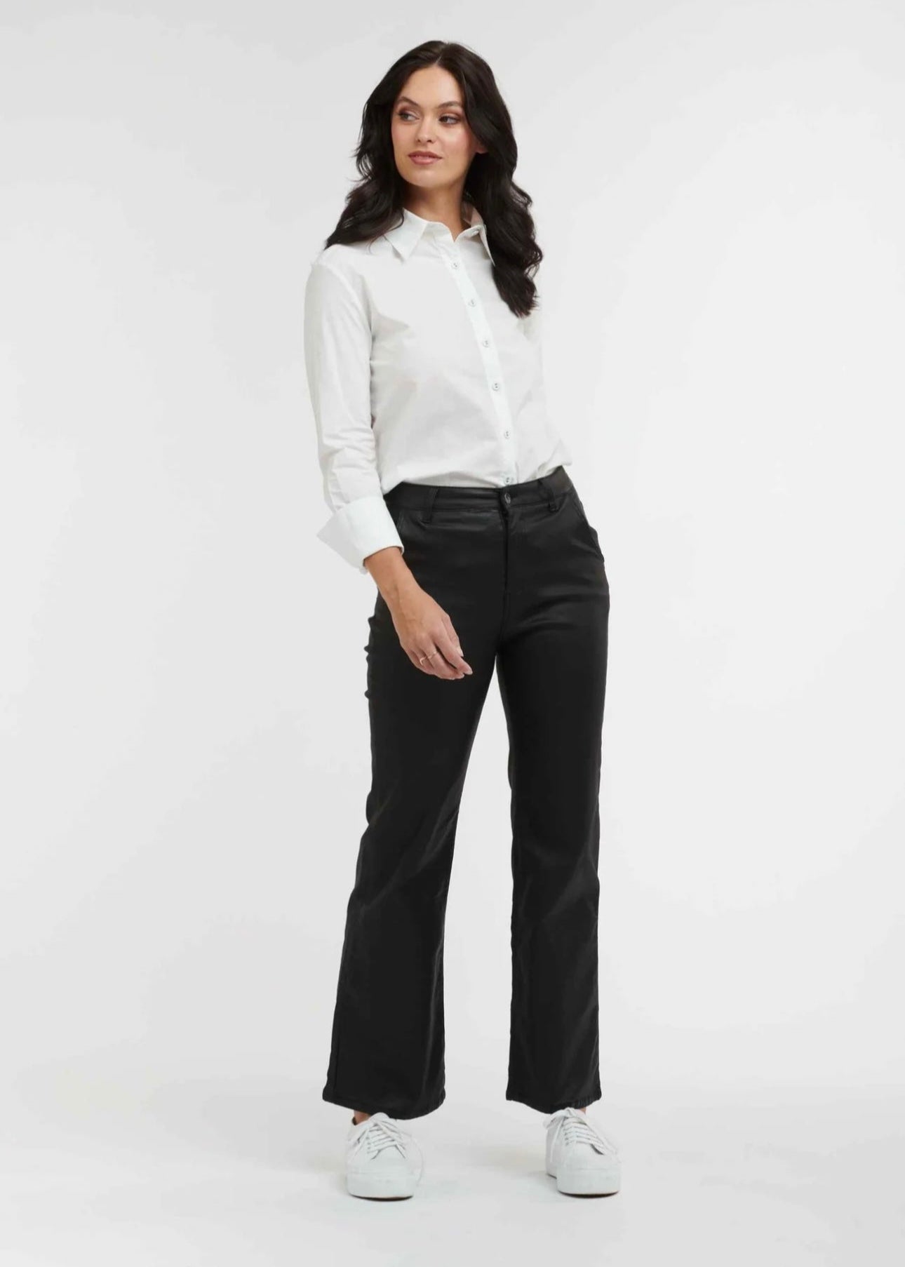 Shirley Coated Jeans ~ Black