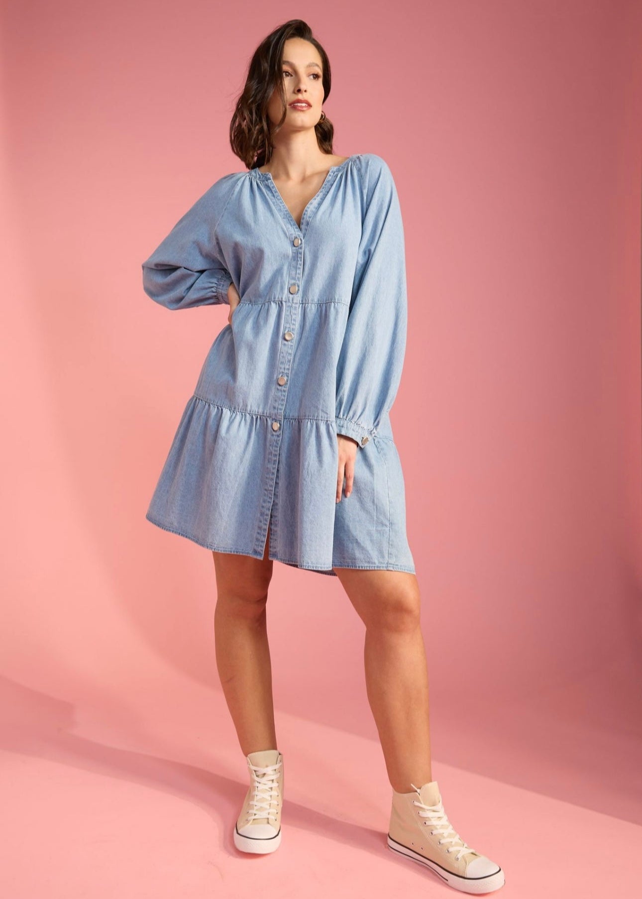 Austin Denim Dress ~ Denim