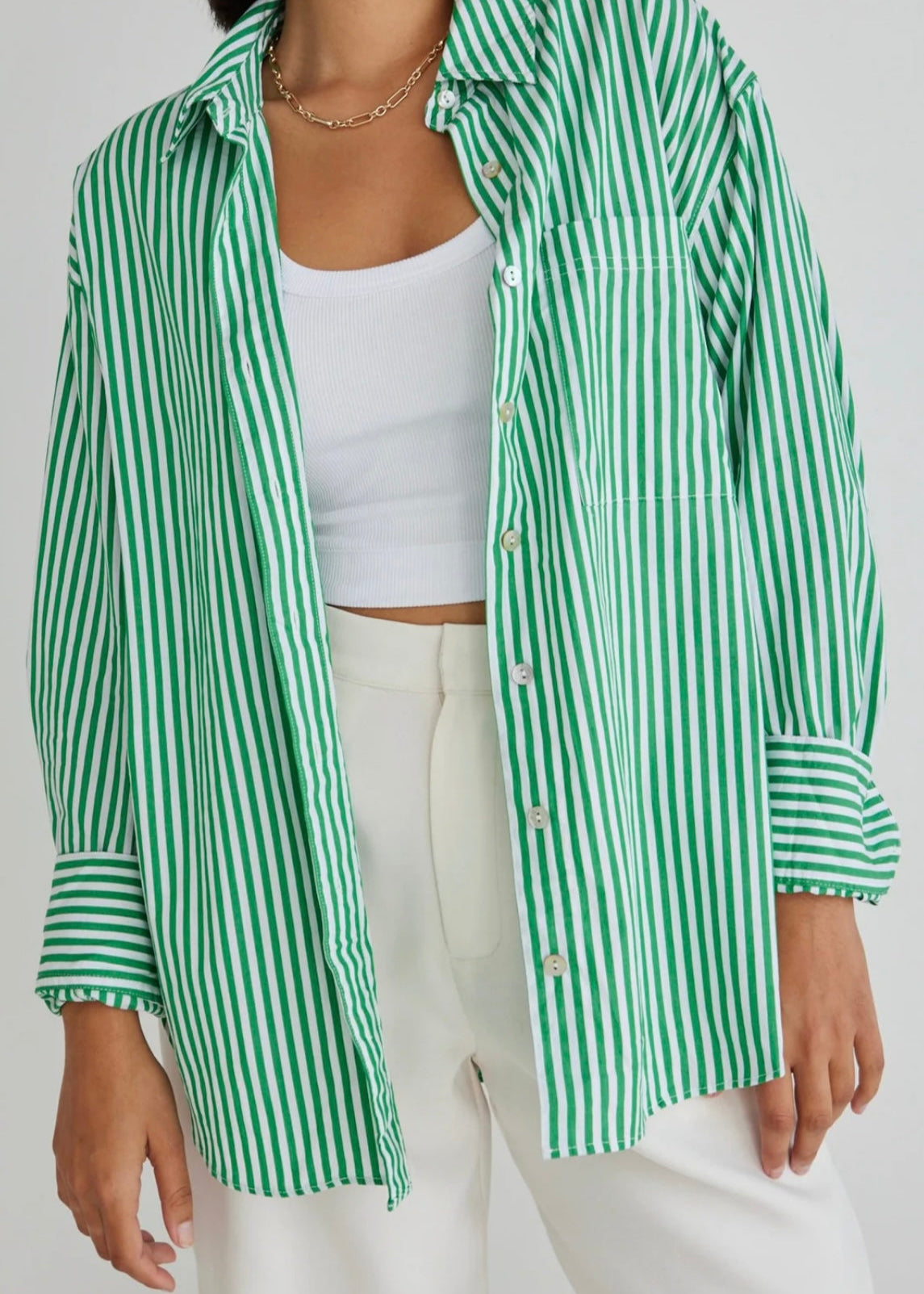 You Got This Shirt ~ Green Stripe