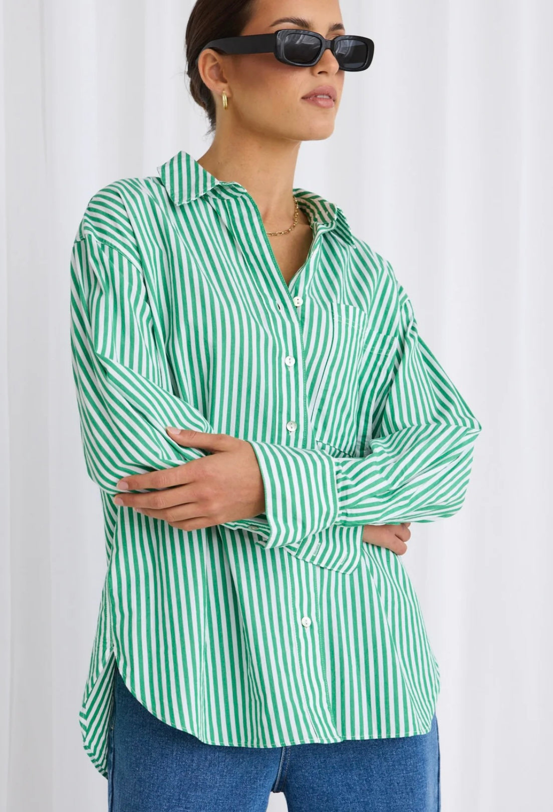 You Got This Shirt ~ Green Stripe