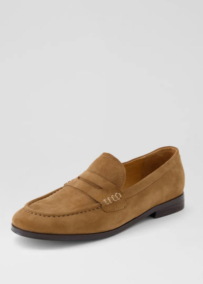 Clarisa Suede Loafer ~ Coffee