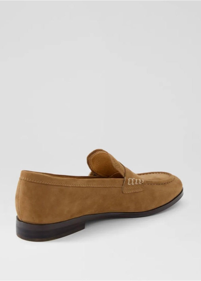 Clarisa Suede Loafer ~ Coffee