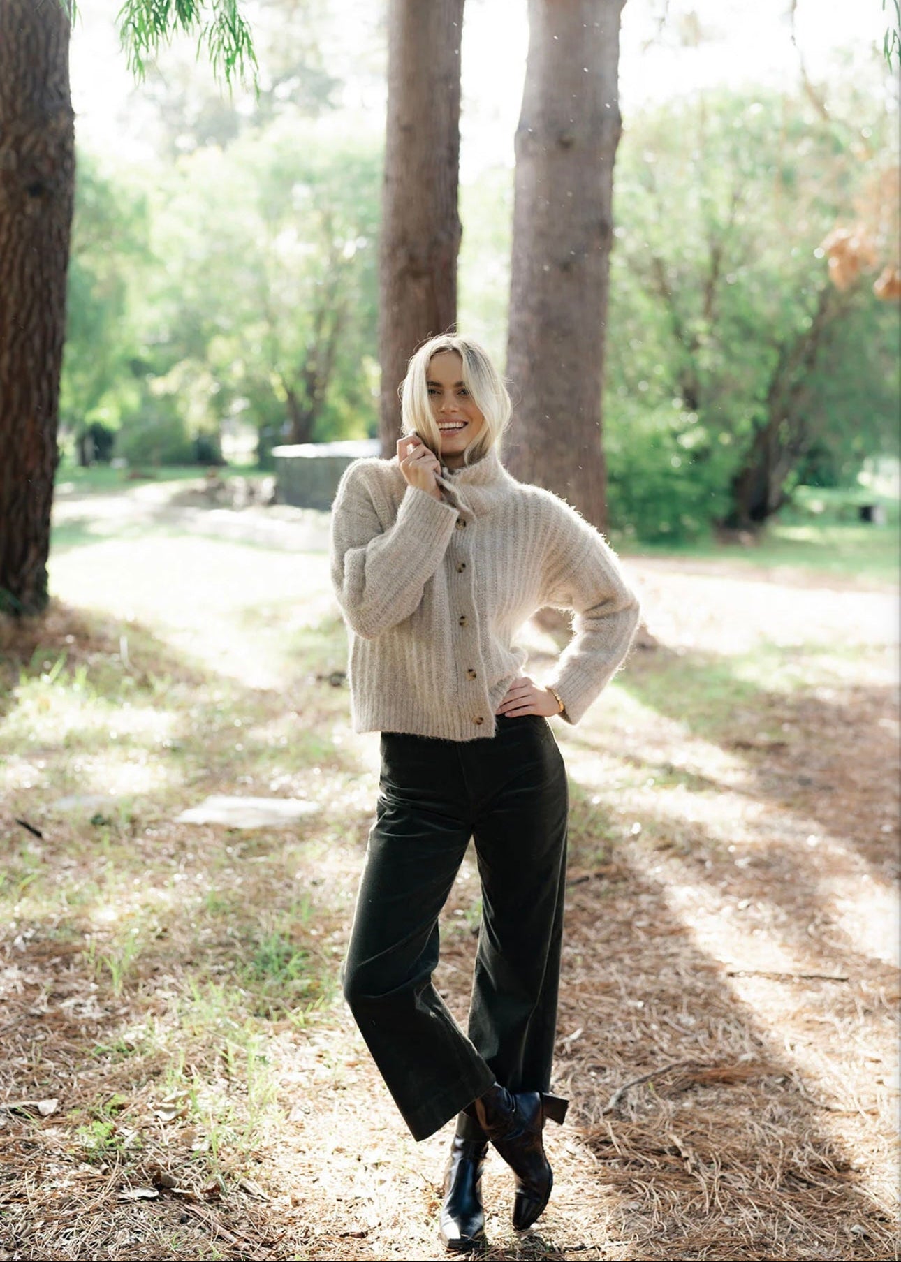 Fleetwood Cord Jean ~ Moss