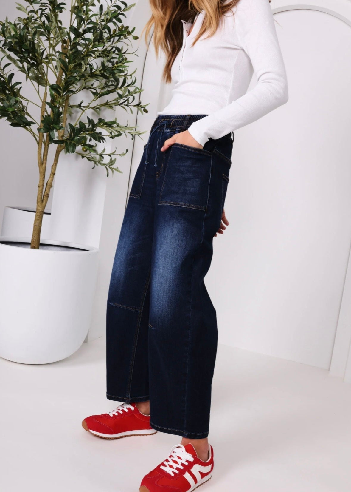 Leo Barrel Jeans ~ Ink