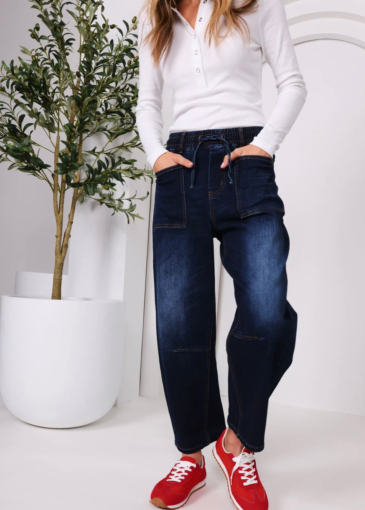 Leo Barrel Jeans ~ Ink