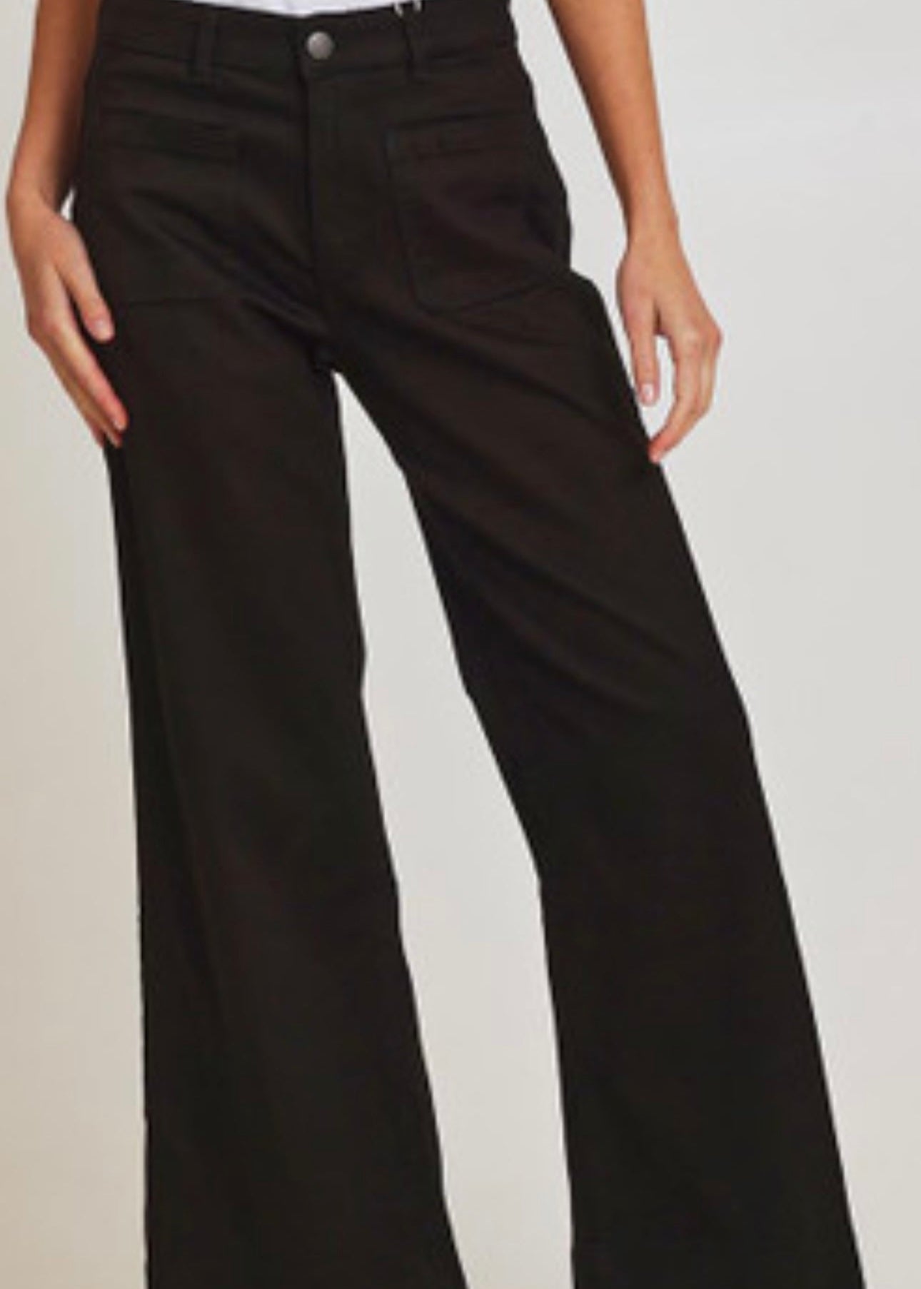Nora Wide Leg Jeans ~ Black