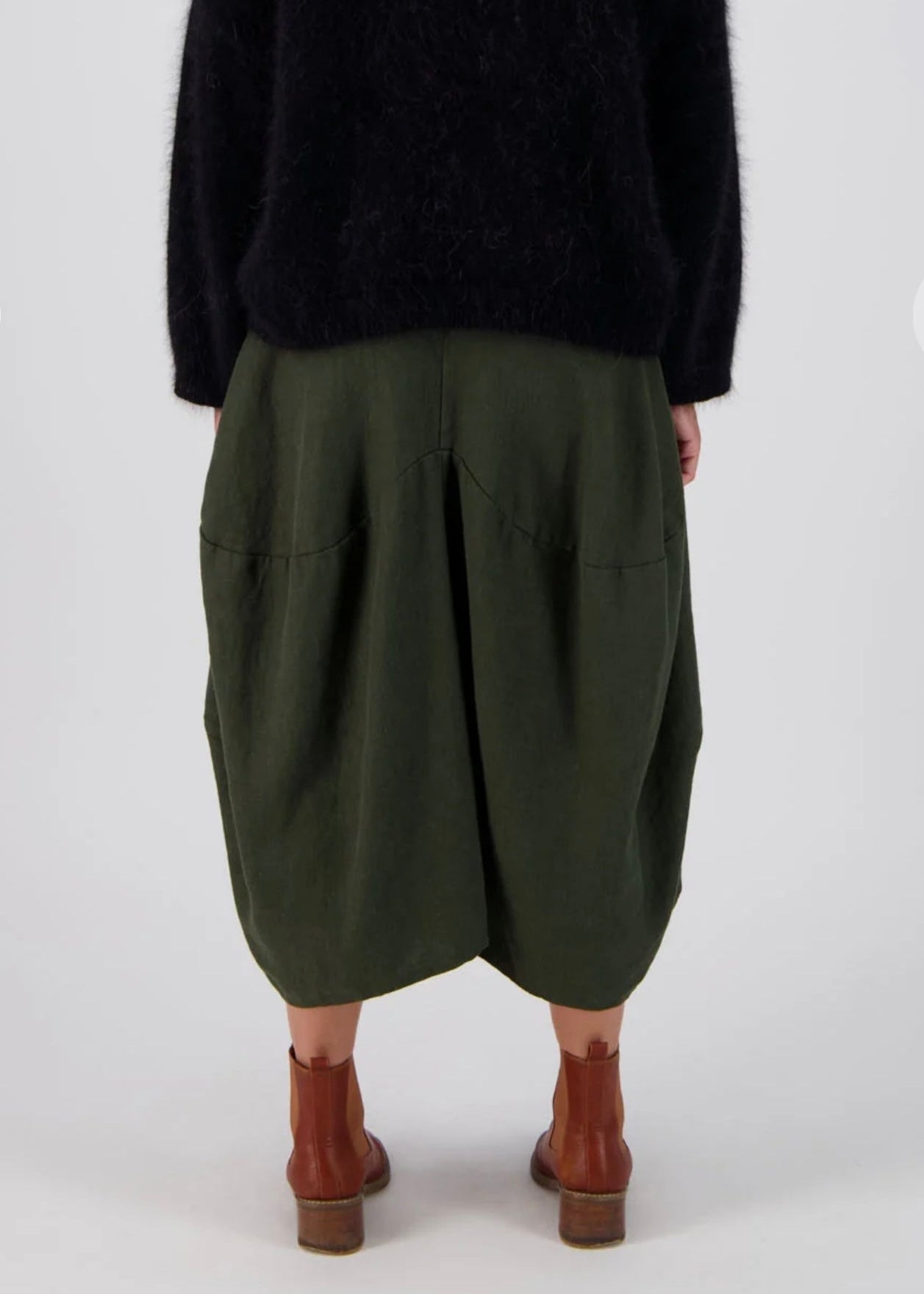 Milwaukee Fiesta Skirt ~ Dark Khaki