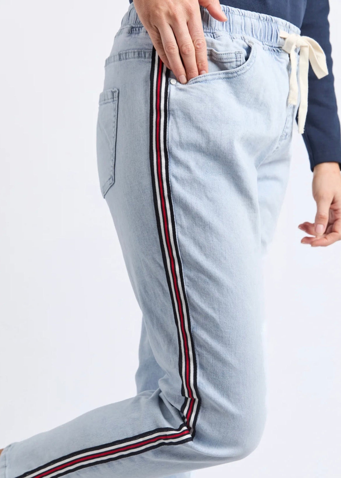 Juliette Taped Jogger ~ Vintage Blue