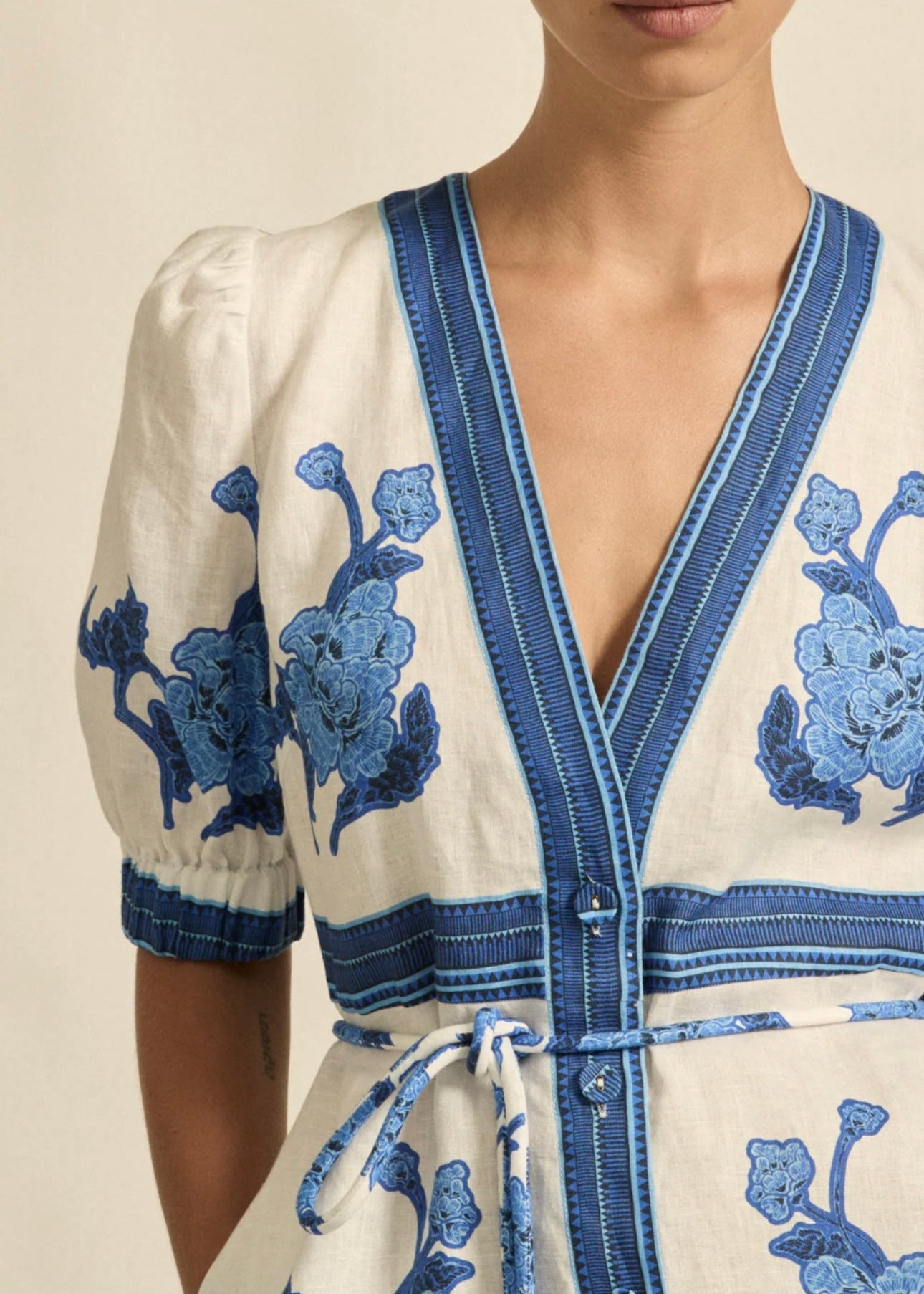 Portrait Dress ~ Azure Collage