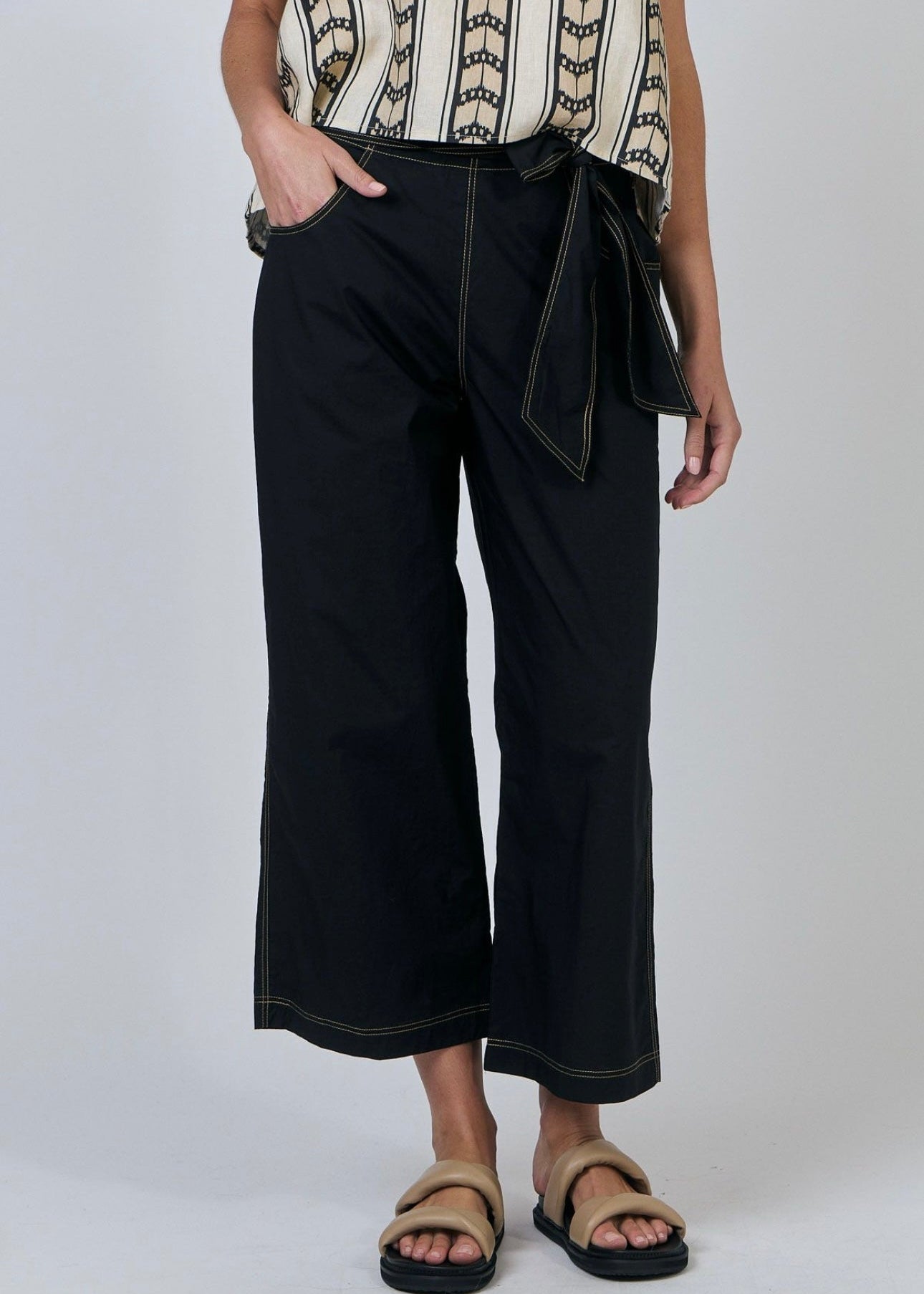 Poplin Pant ~ Black
