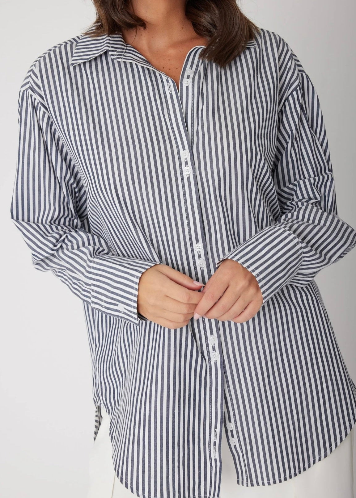 Austin Shirt ~ Navy Stripe