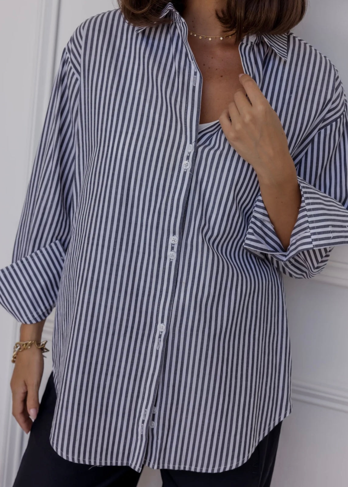 Austin Shirt ~ Navy Stripe