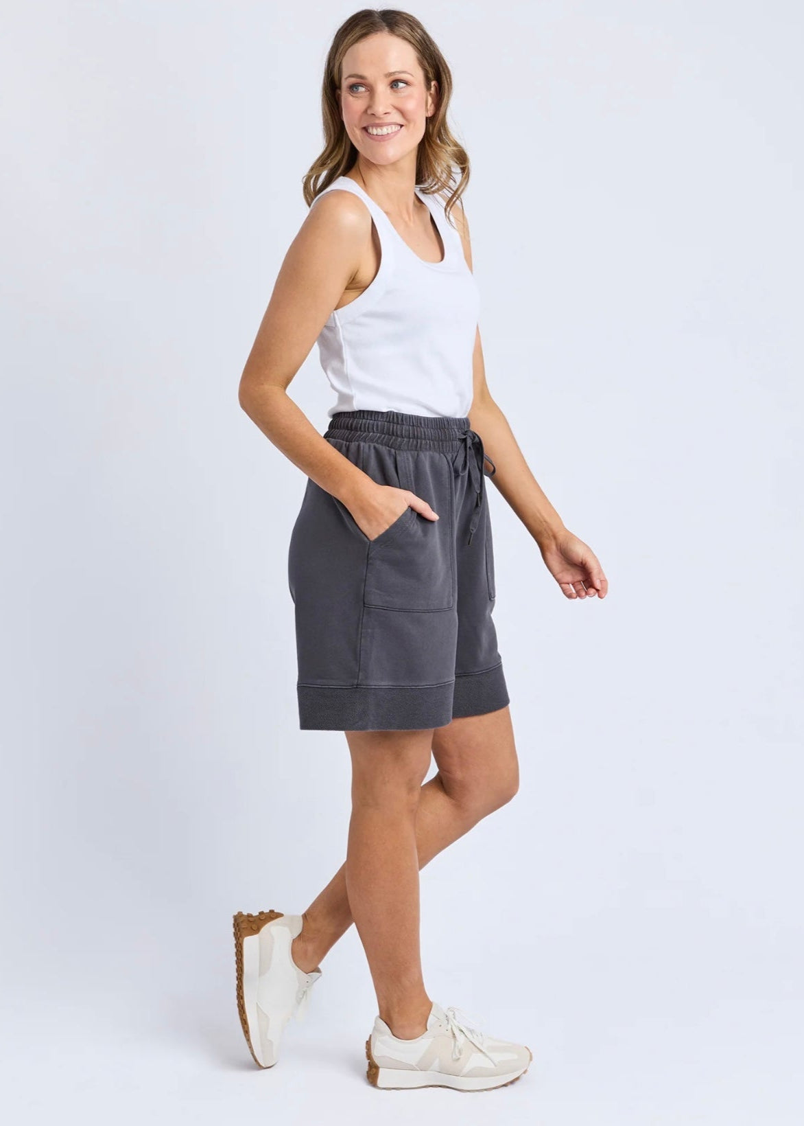 Huslter Short ~ Charcoal