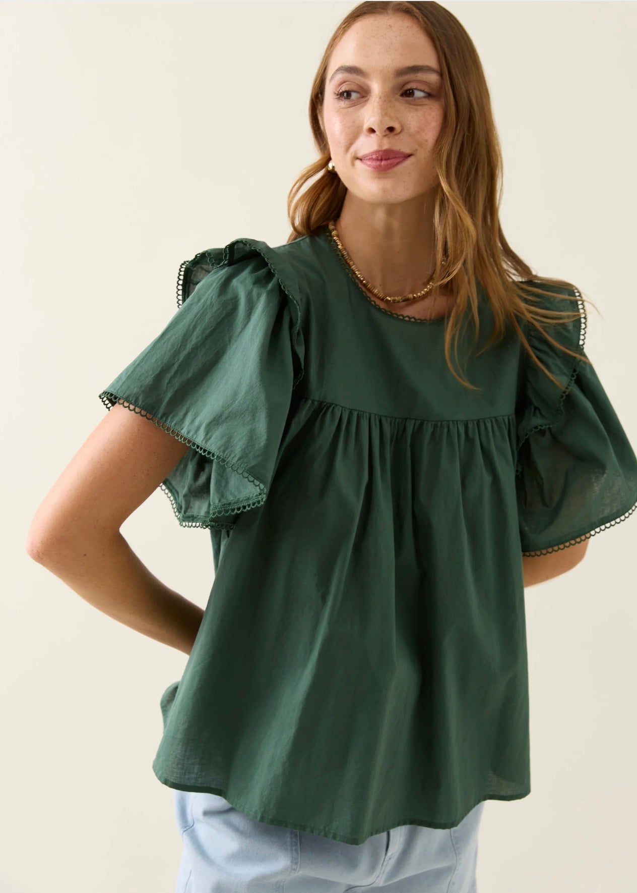 Aurora Frill Top ~ Myrtle
