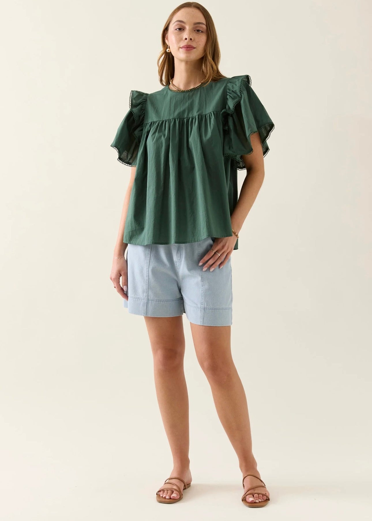 Aurora Frill Top ~ Myrtle
