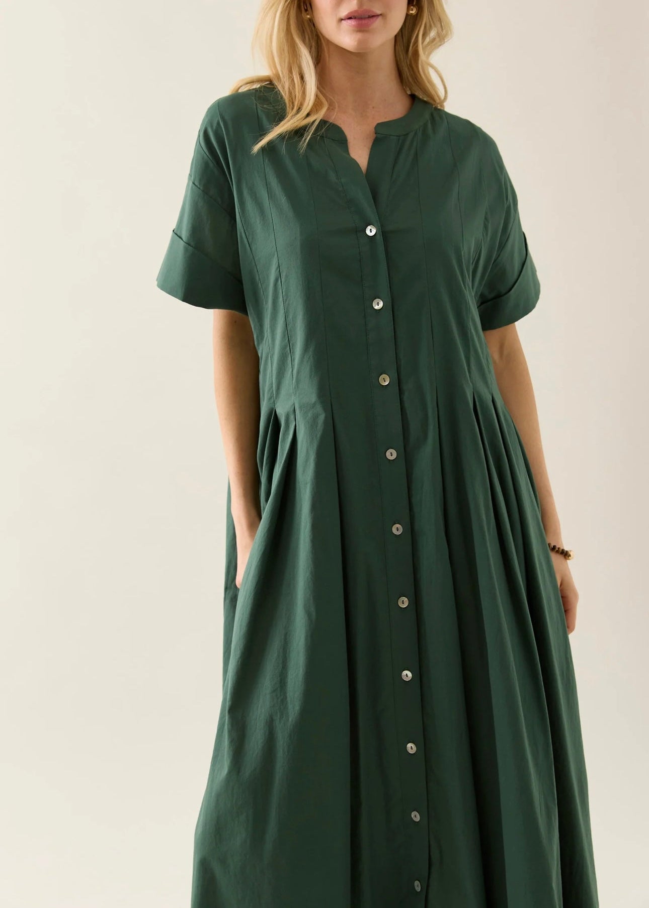 Aurora Pleat Maxi ~ Myrtle