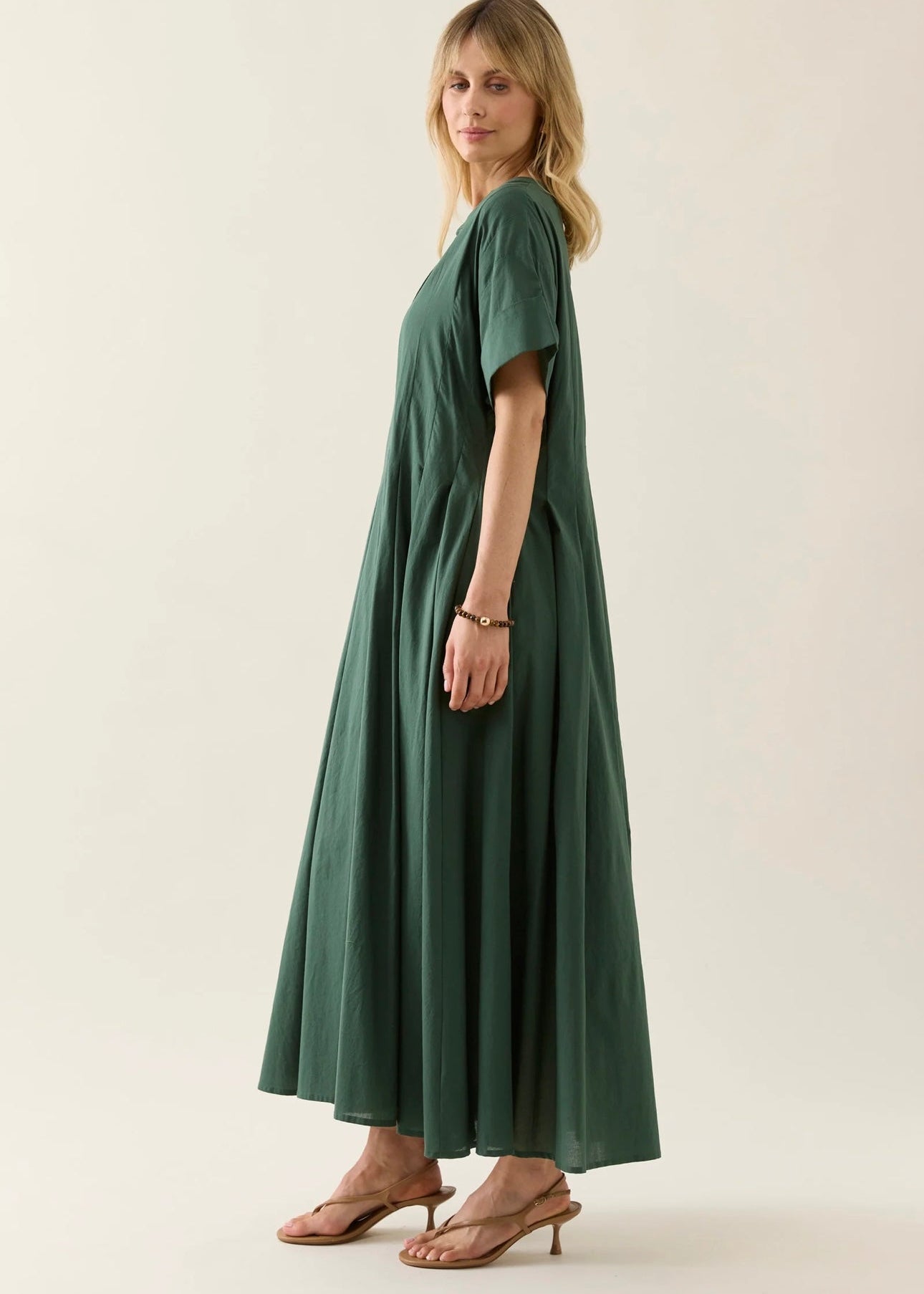 Aurora Pleat Maxi ~ Myrtle