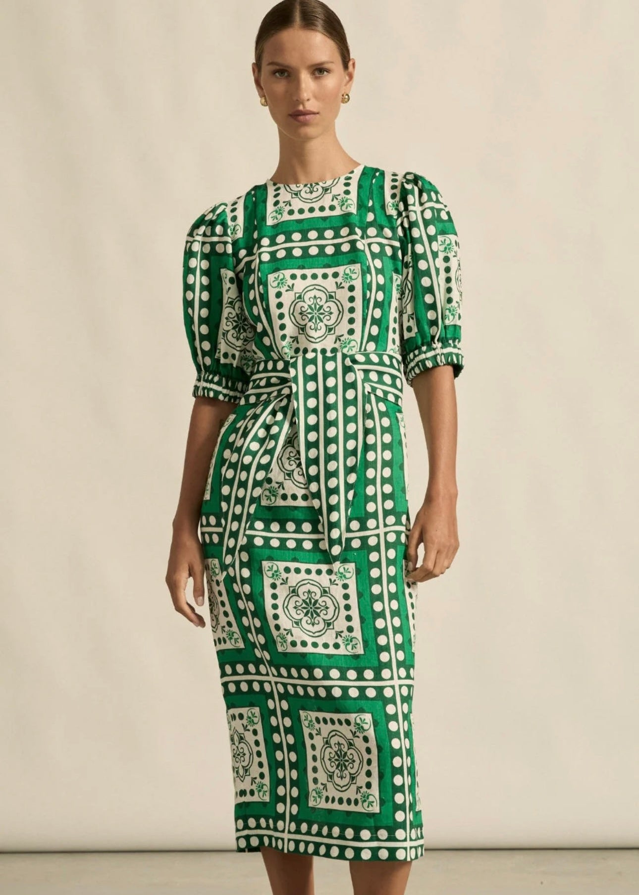 Wander Dress ~ Parrot Scarf