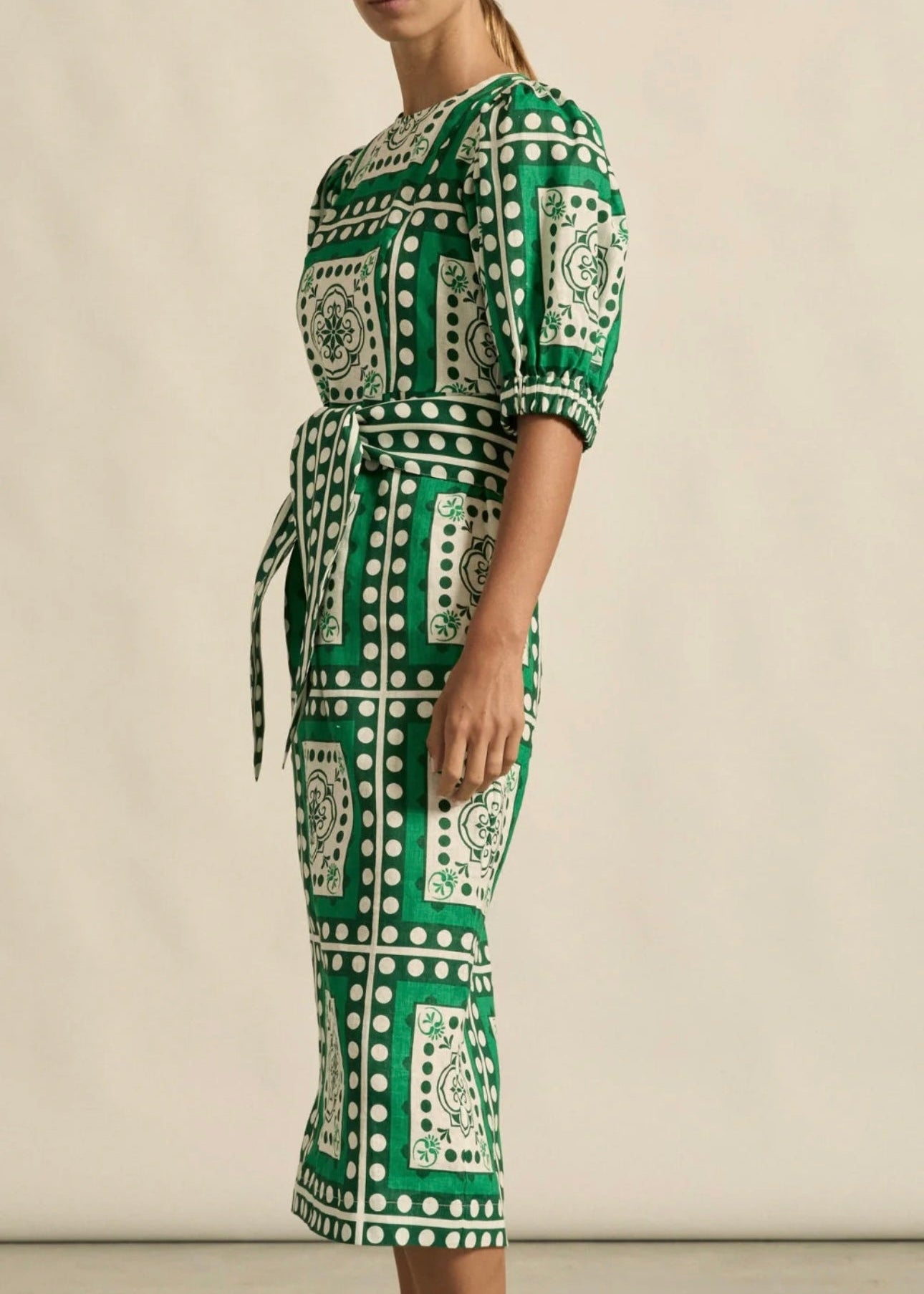 Wander Dress ~ Parrot Scarf