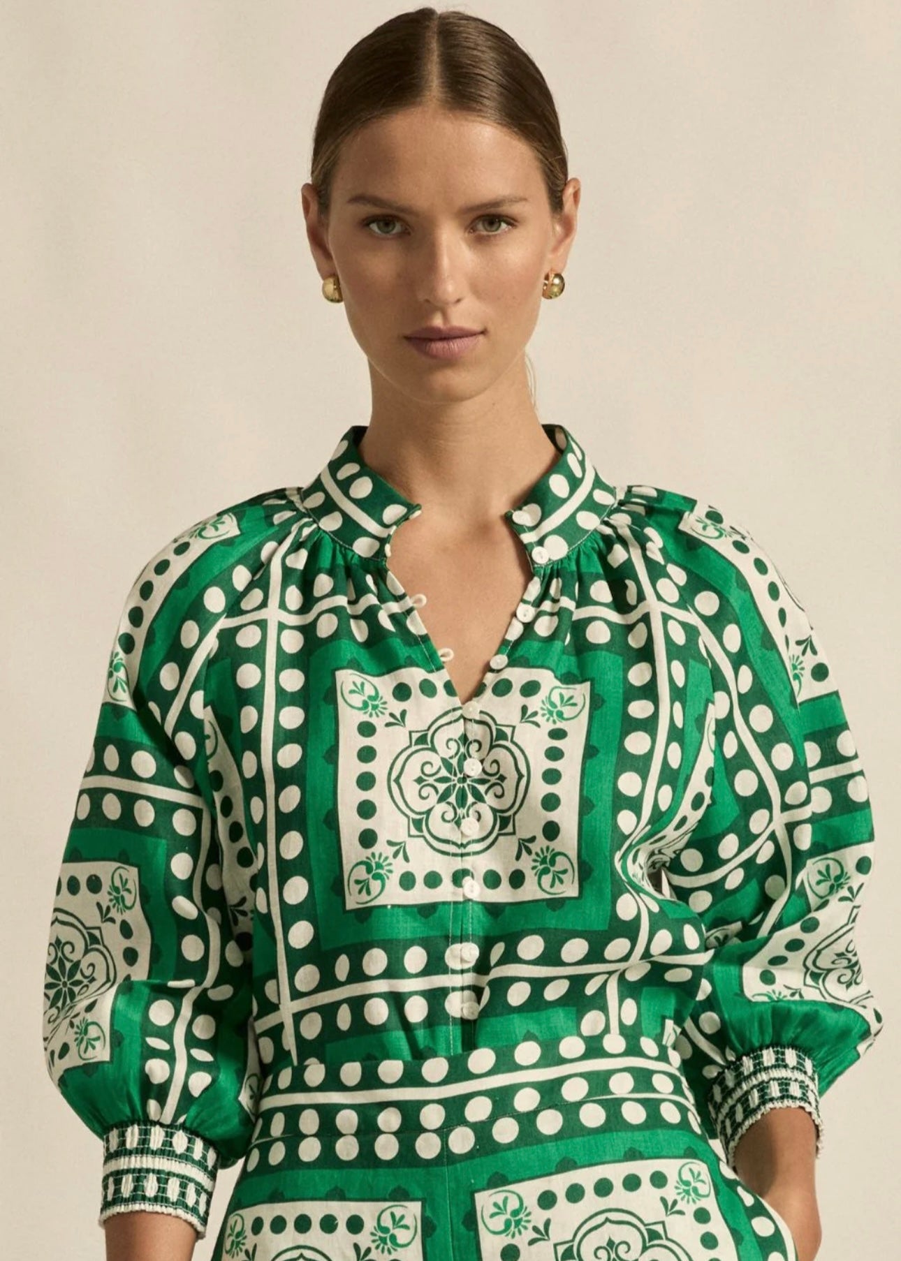 Inspire Top ~ Parrot Scarf