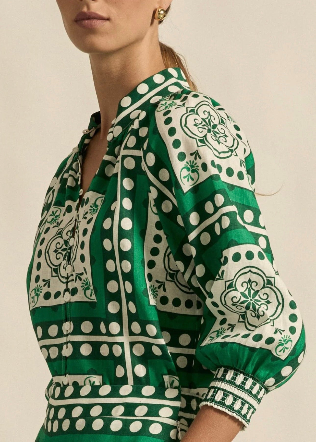 Inspire Top ~ Parrot Scarf