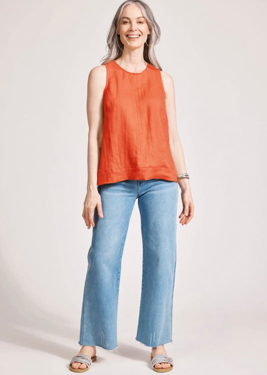 Miramar Tank Top ~ Coral