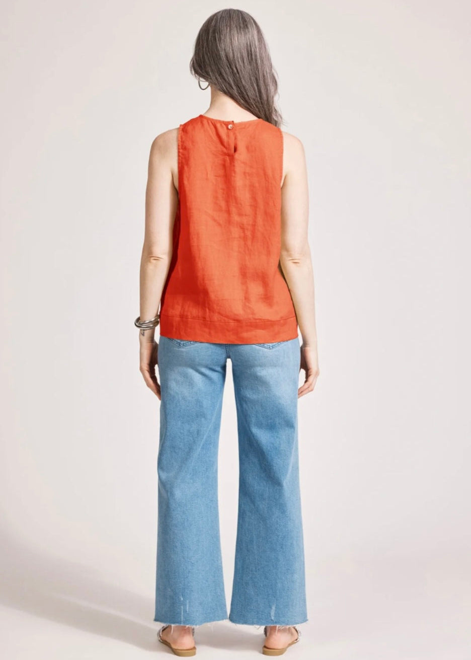 Miramar Tank Top ~ Coral