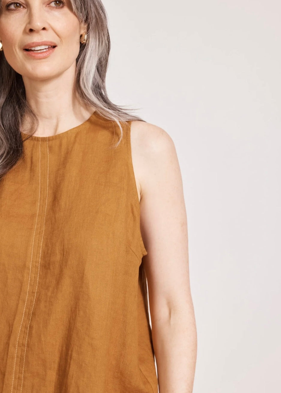 Miramar Tank Top ~ Caramel
